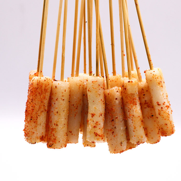 年糕半成品小串100串烧烤铁板油炸香脆糯米串串年糕