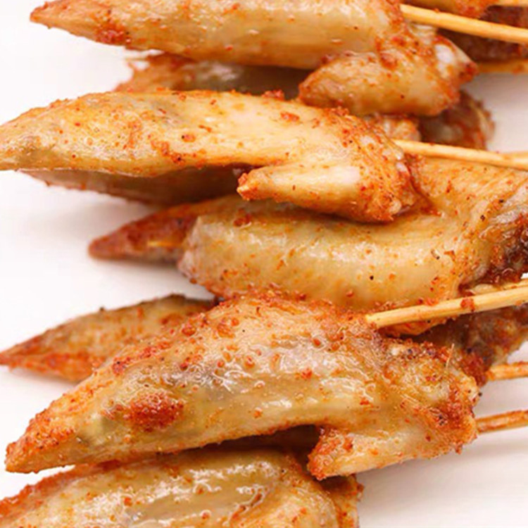 鸡翅新鲜尖小串烧烤串串奥尔良腌制100串冷冻炸串生鸡翅