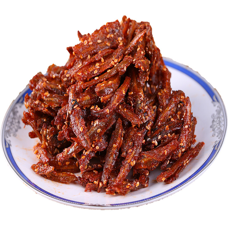 【整箱10斤】香辣小银鱼芝麻蜜汁甜麻辣味零食特产海鲜小鱼仔
