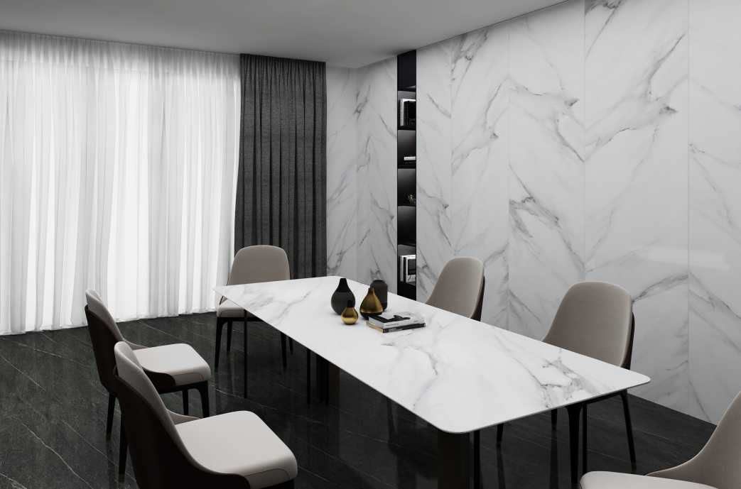 岩板台面桌面背景墙石英石纯进口亚克力人造石大理石橱柜吧台定制