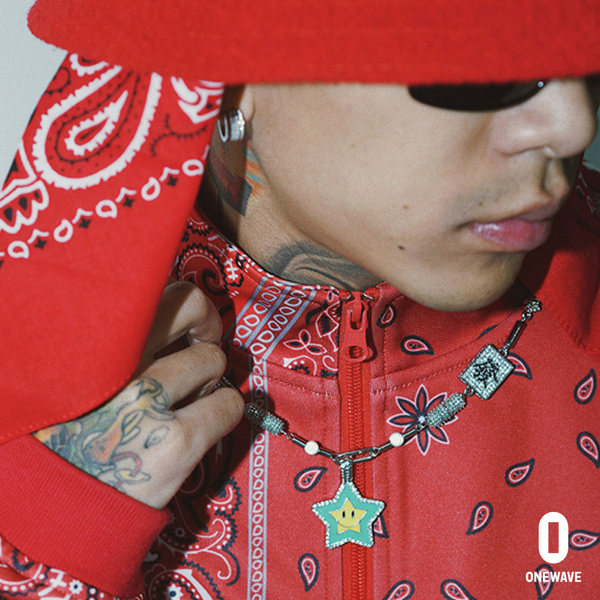 maisonemeraldmepsyp同款街头嘻哈情侣锆石星星幸运星项链