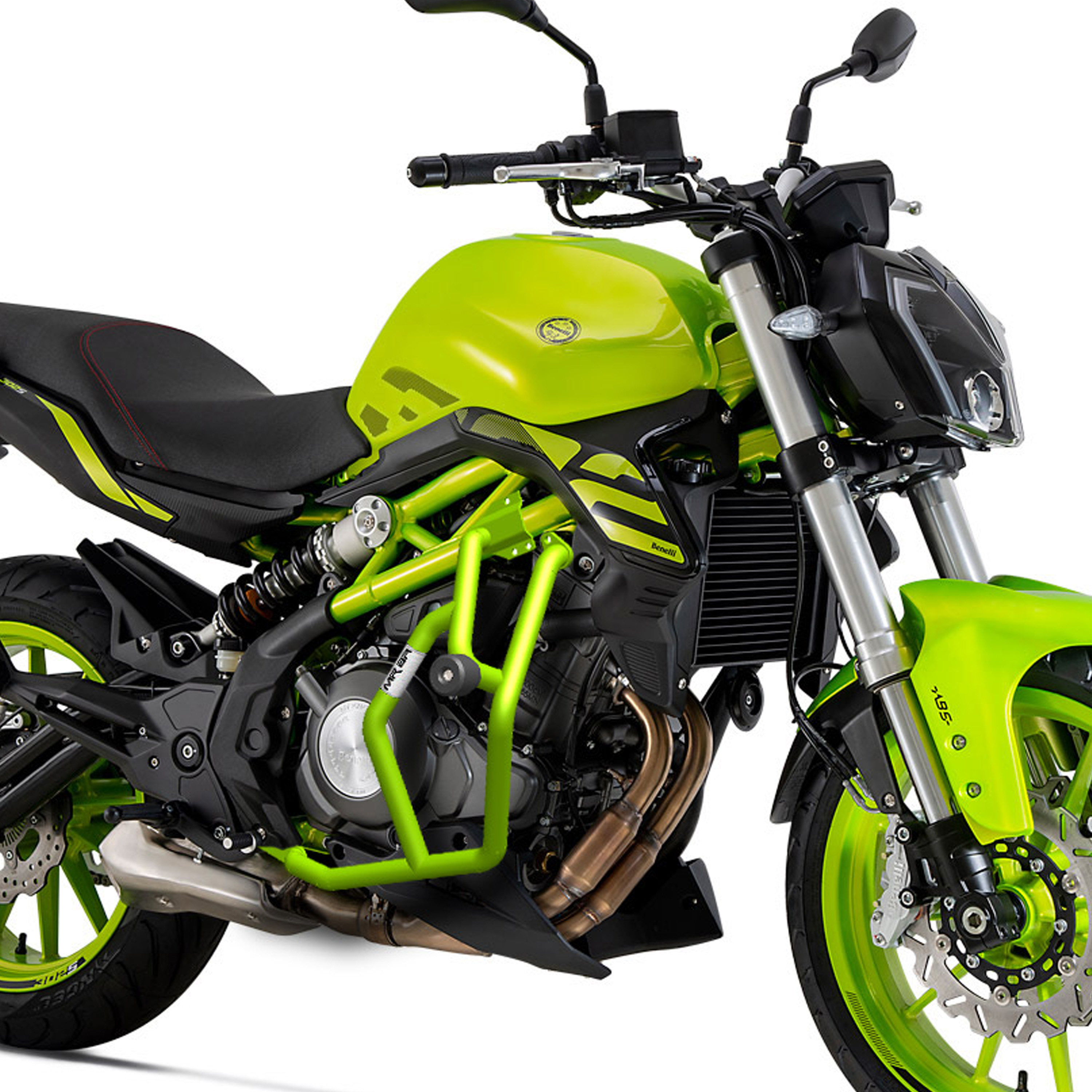 摩托车保险杠适用于贝纳利302s护杠蓝宝宝龙小黄黄龙摩托车保险杠