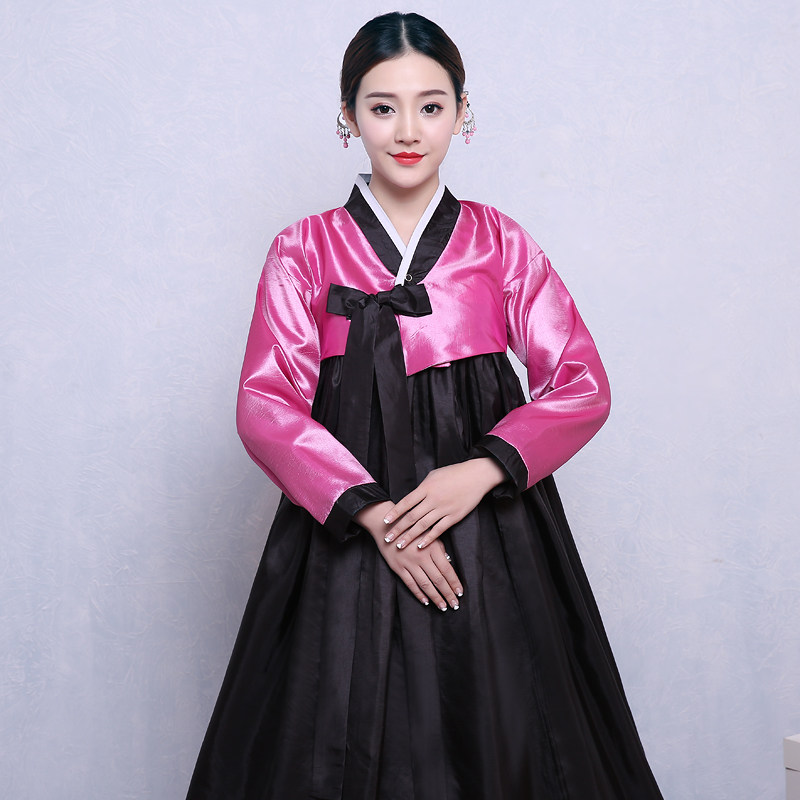 新款韩国结婚宫廷韩服礼服朝鲜族舞台舞蹈大长今民族服装