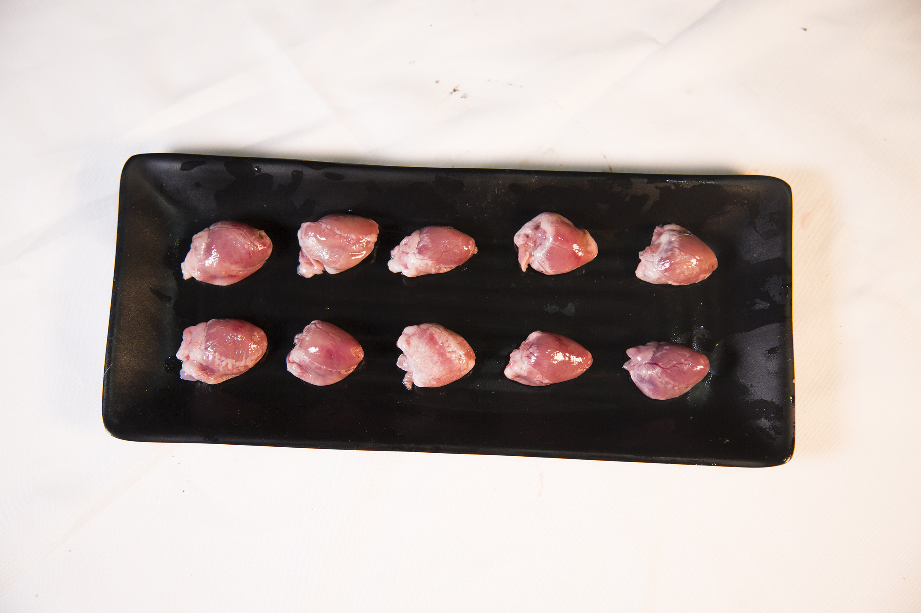 新鲜兔心1斤15.5元4斤包邮兔子心真空包装1斤大约在70-80个