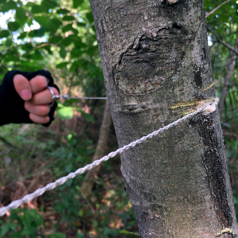 钢丝锯线锯手拉绳锯户外野外求生装备不锈钢链条锯单指割水草锯