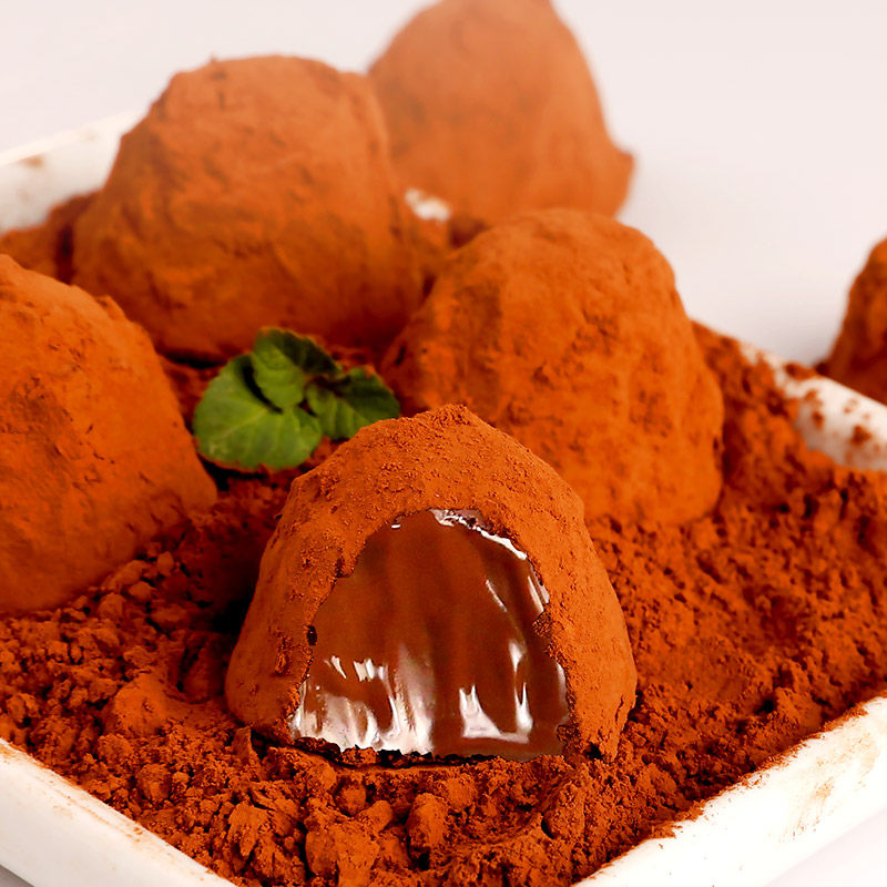 诺梵松露型巧克力4口味100g可可松露巧克力