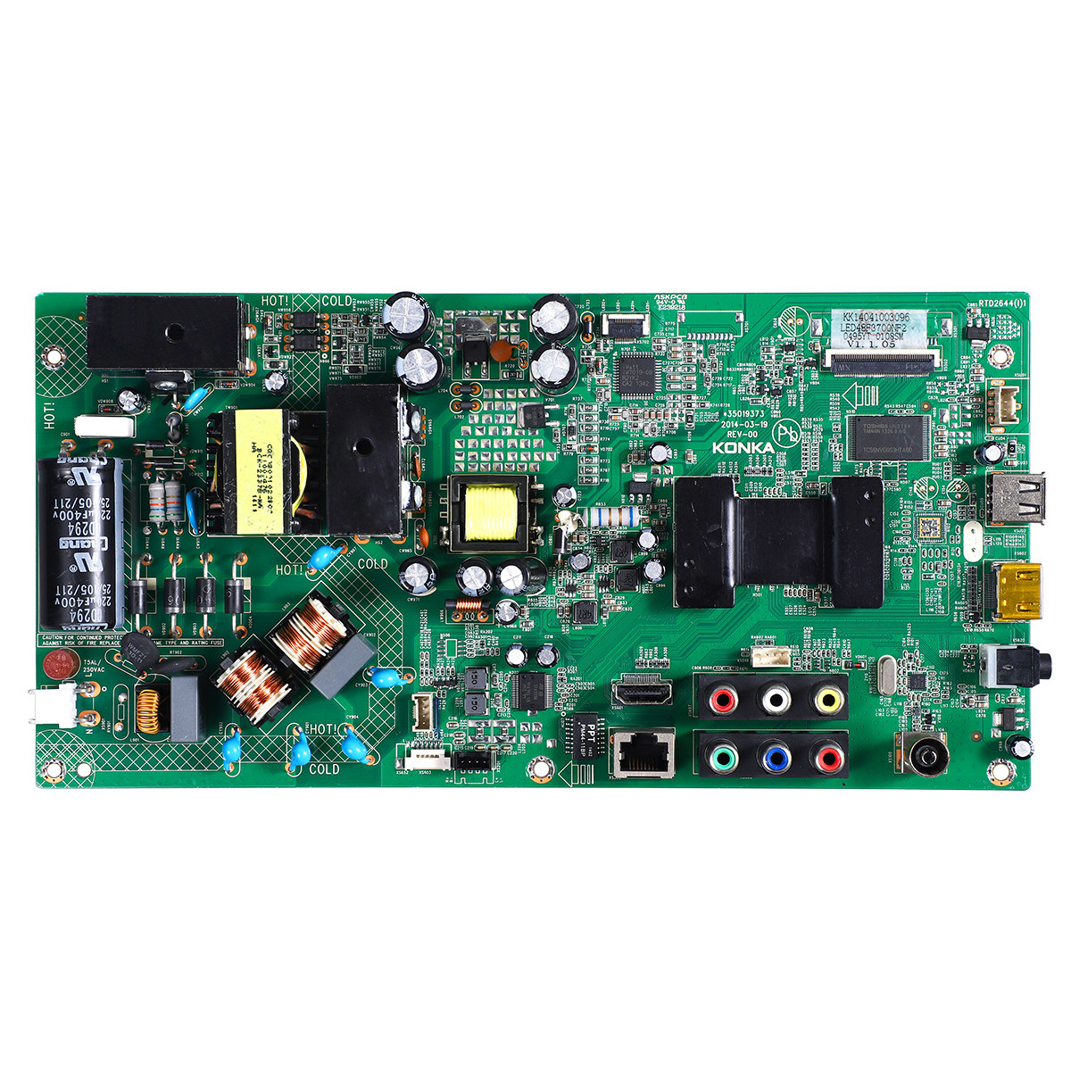 康佳液晶电视原装主板led48f3700nf配件电路板3501937335018534显示屏