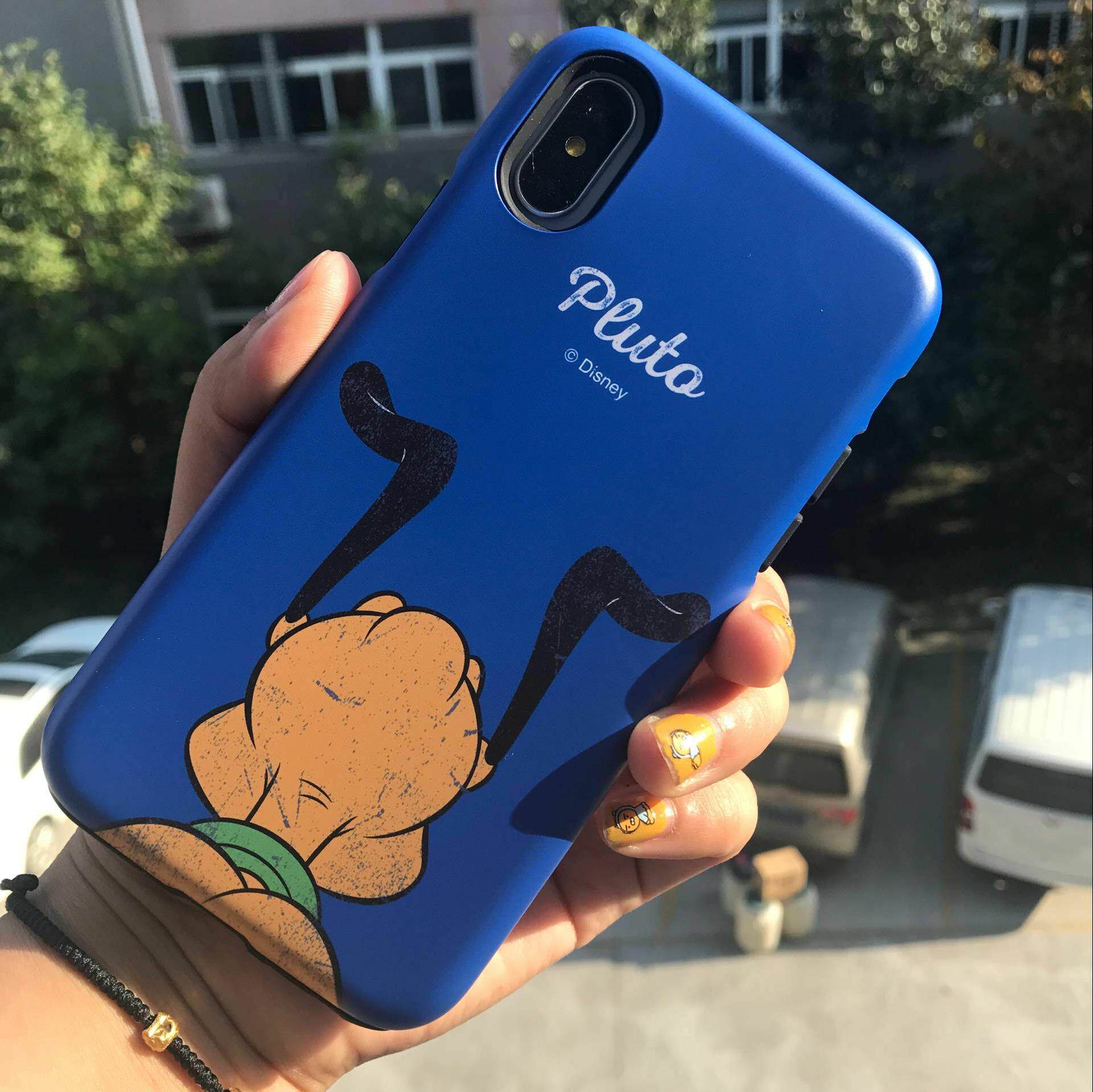 清仓disney苹果背影唐老鸭双层手机机壳iphonexs手机保护套