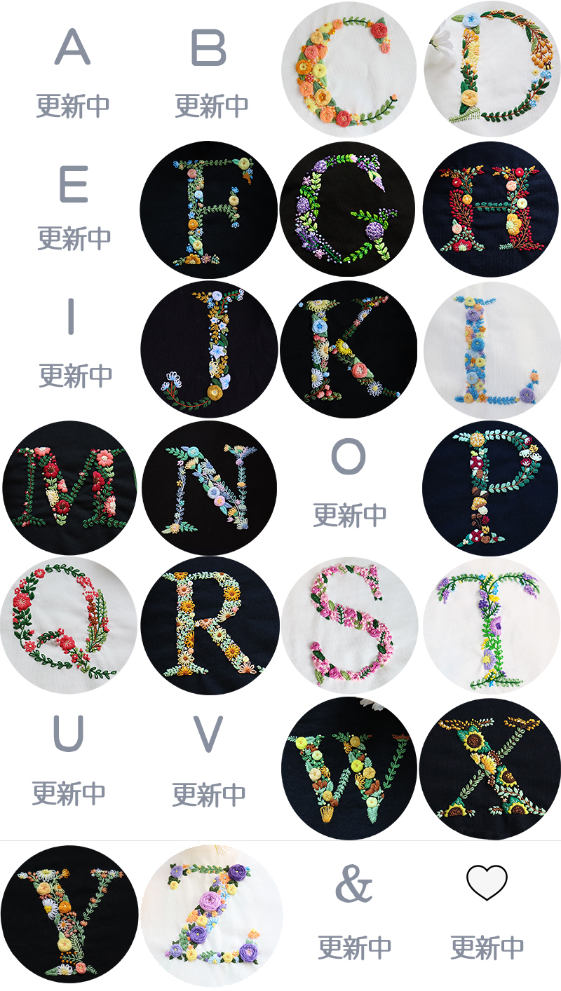 刺绣洋葱字母卡通草图花草定制服务代绣图案缝纫diy材料套装