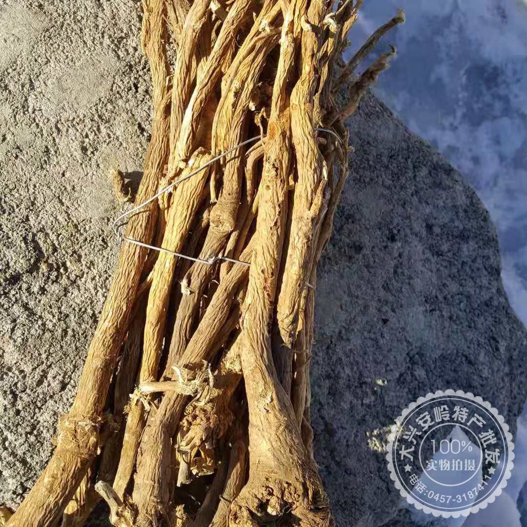 散装大兴安岭原始森林中草药整根野生北黄芪免费切片自然晾晒500g