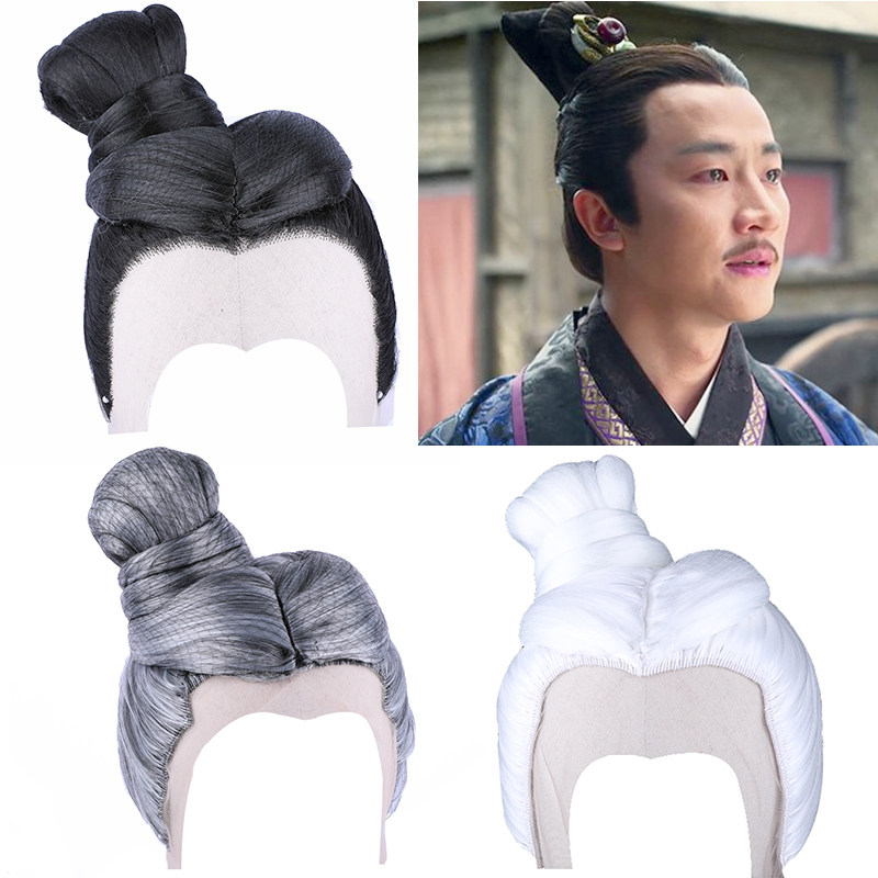 古代秦国将军假发男短发套古装汉服影视三国日常整顶假发