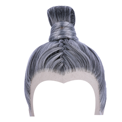 古装花白古代唐朝束发头套白发老人爷爷父亲胡子造型整顶假发