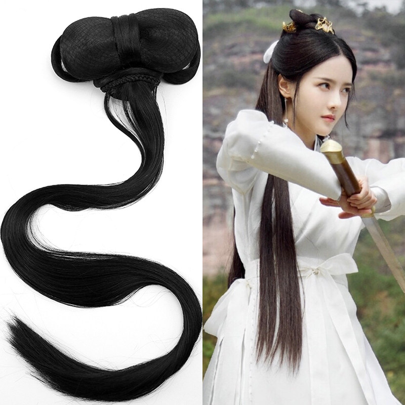 假发发包古装汉服演出造型宸汐清瑶同款发髻发包