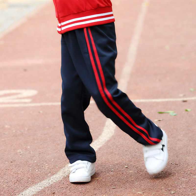 儿童深圳蓝色藏蓝男童长裤春秋校裤小学生校服校服
