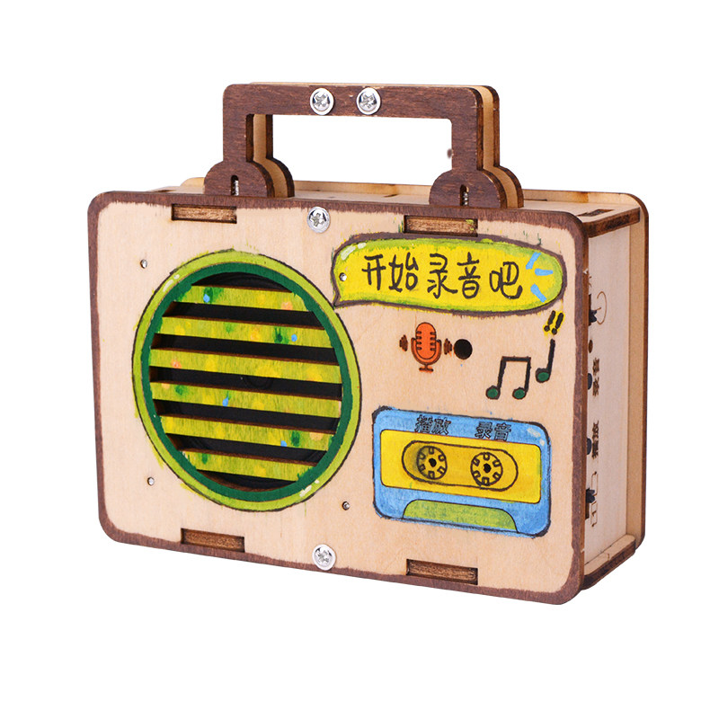 科技制作小发明自制留声机diy科学玩具stem小学生科学实验