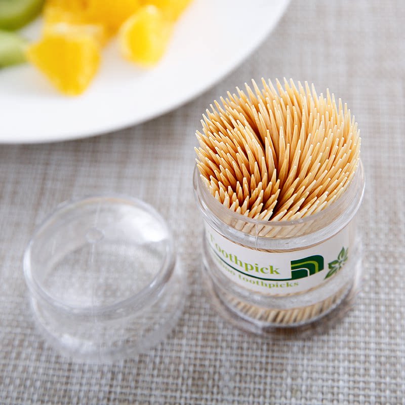 牙签创意天然环保卫生双头可用家用酒店牙签