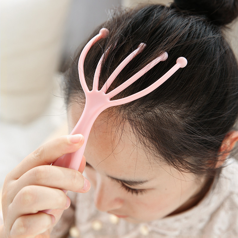 按摩器五爪头部家用滚珠按摩头皮挠头抓头神器头部按摩器