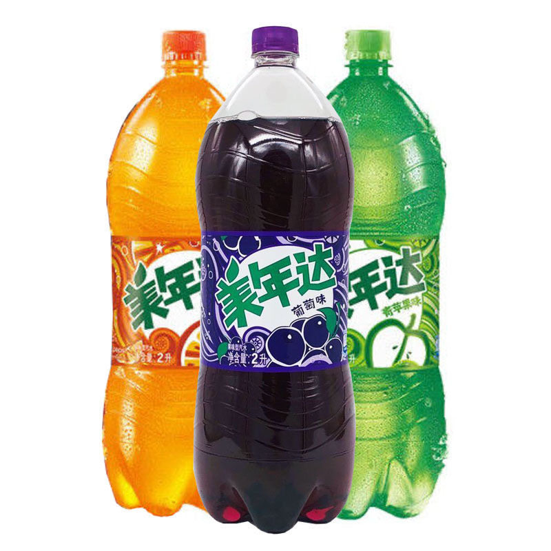 12月百事可乐2lx4整箱无糖极度大瓶可乐七喜美年达碳酸饮料