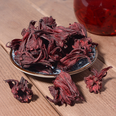 00洛神花茶1斤500g 正宗云南玫瑰茄 整朵泡水泡酒酸梅汤原材料红桃k