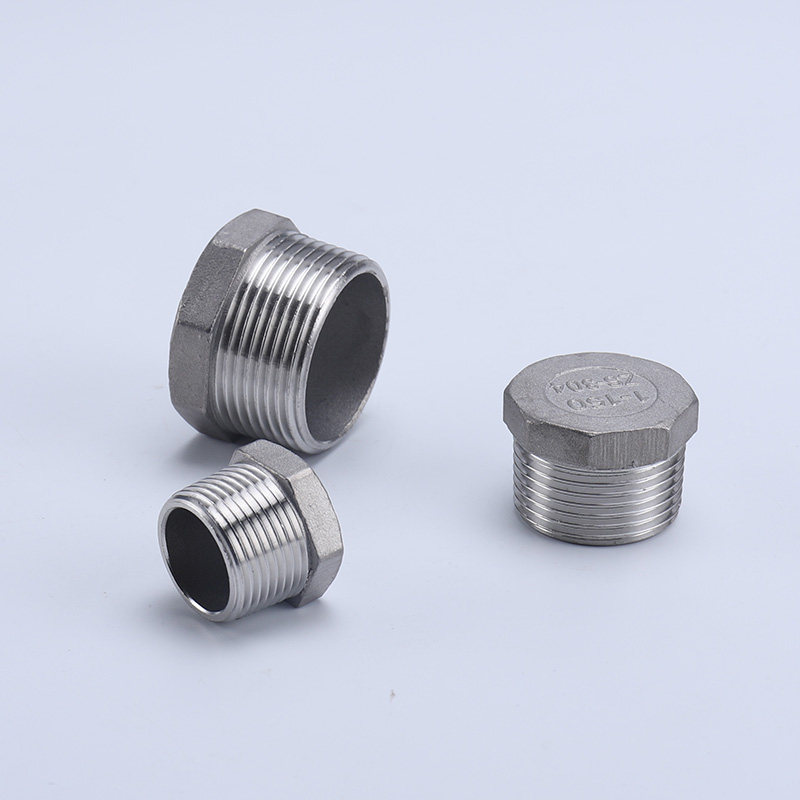 堵管水管管件1寸6分4分堵水不锈钢角阀堵头管堵