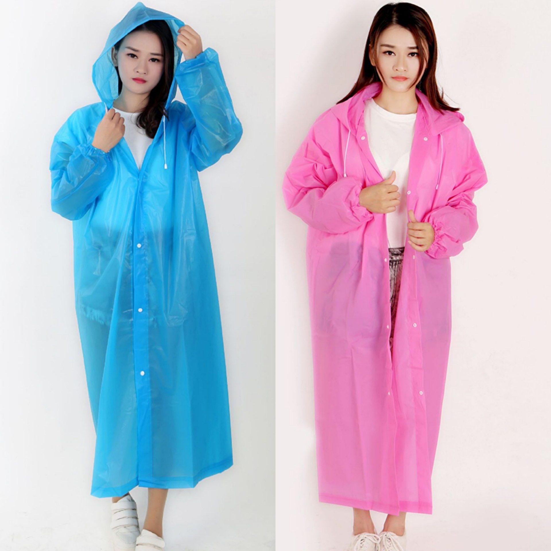 时尚女非一次性雨衣长款全身
