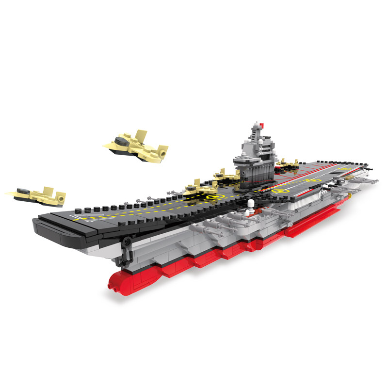 乐高辽宁航母模型军事大型舰艇男孩子拼装积木建构