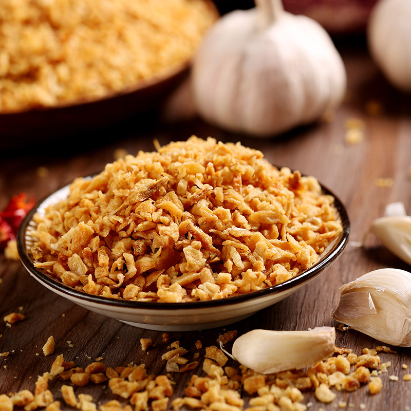 蒜酥炸蒜55斤蒜蓉酥金潮汕汤粉调味料蒜末商用其它调料