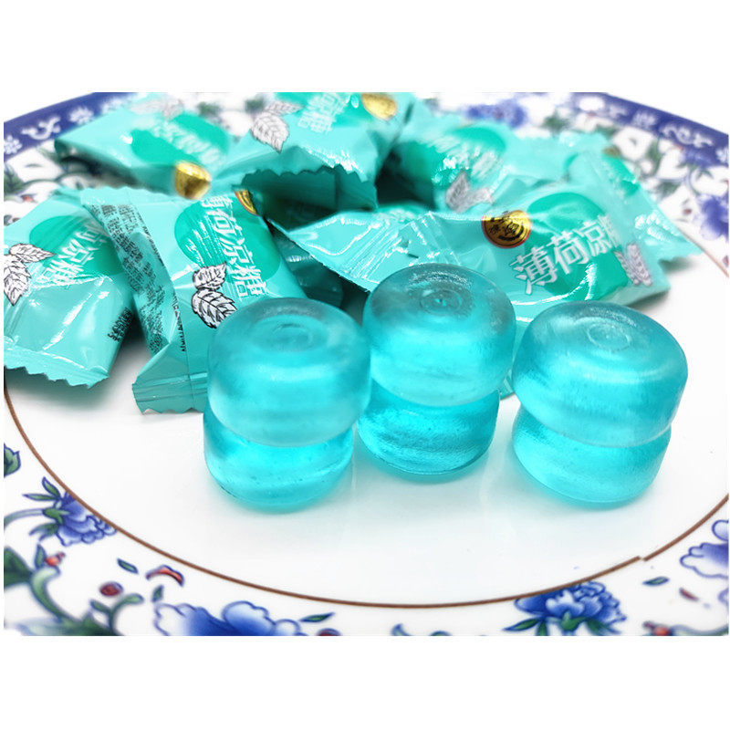 徐福记薄荷凉糖散装500g婚庆喜宴喜糖清凉硬糖传统糖果