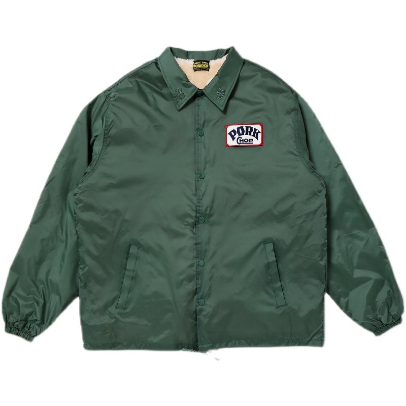 日本porkchop garage加绒机车教练夹克滑板街头 - 爱购网