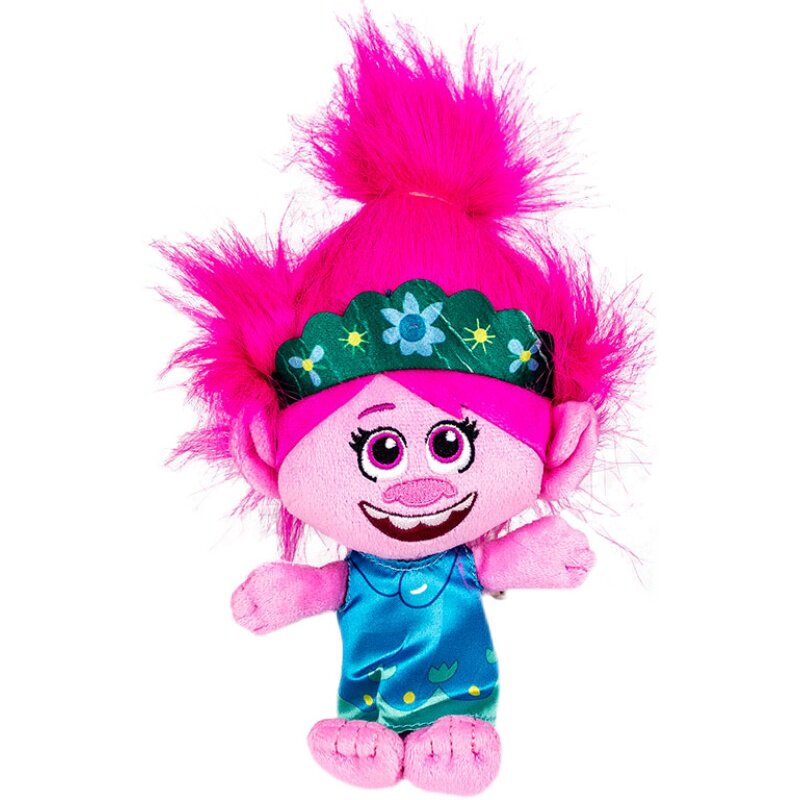 清秀文创魔发精灵公仔卡通巨魔娃娃波比布兰棉花娃娃