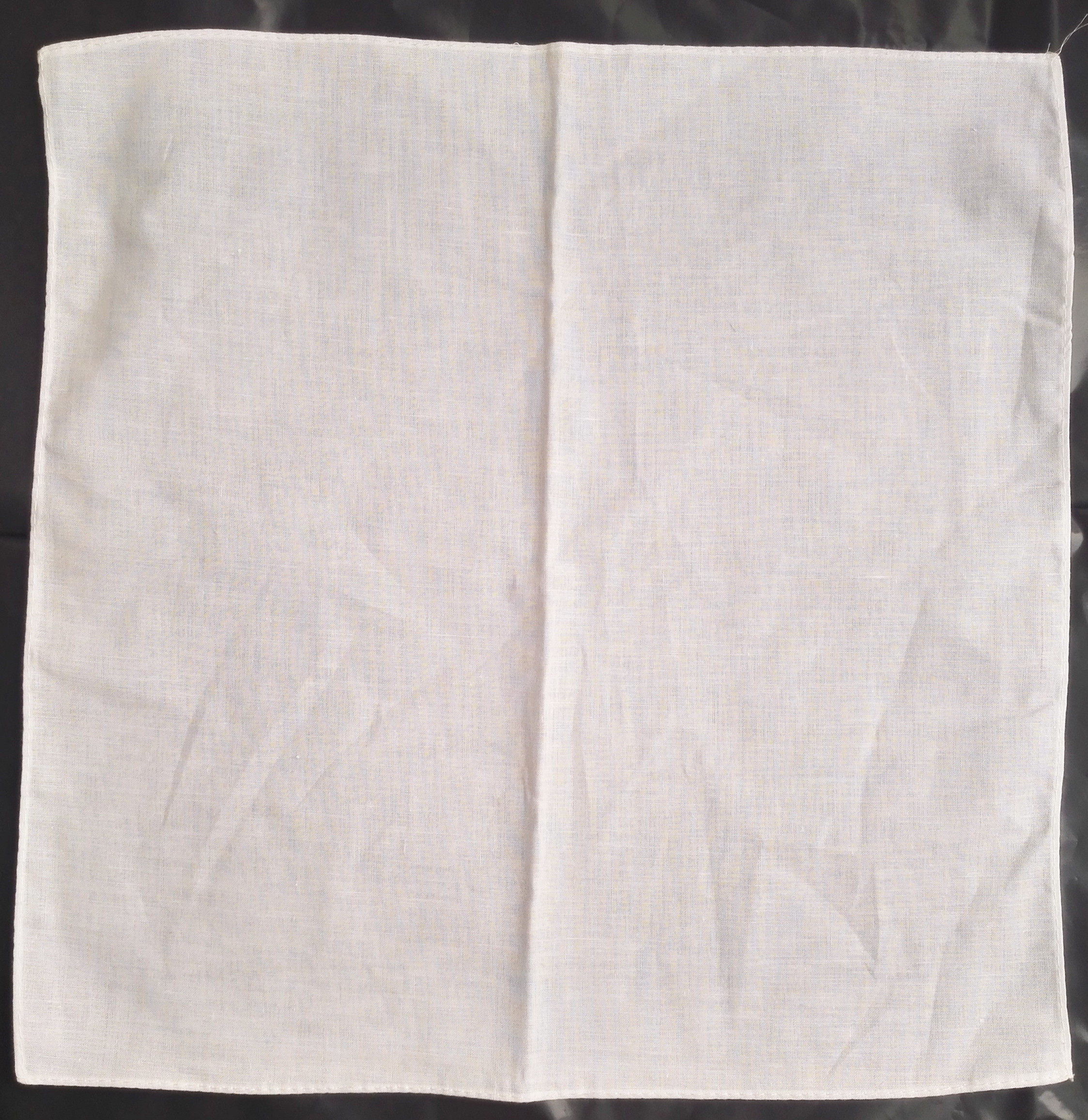 高密度36cm100%纯棉白手帕手绢扎染拓印手绘儿童幼儿园医疗器械