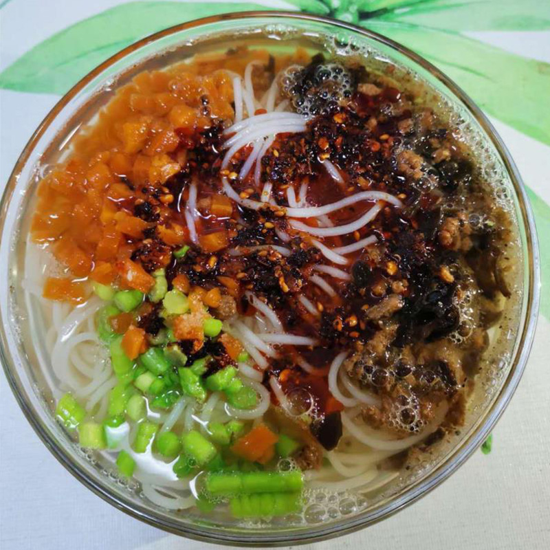 萧县烫面淮北宿州烫面米线冷面4份顺丰包邮面粉制作烫面有配料