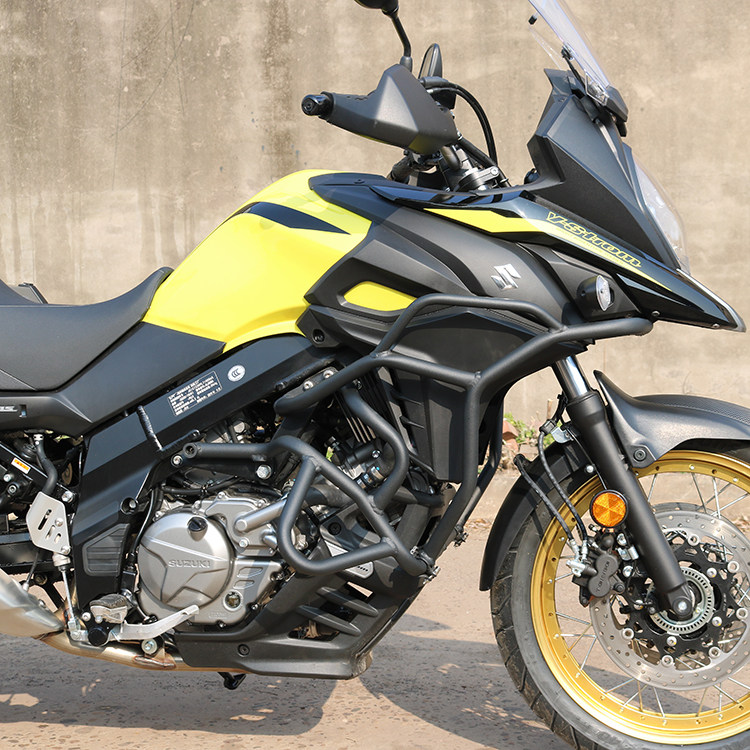 适用于dl650全包围护650xt改装包围保险杠竞技杠防摩托车保险杠