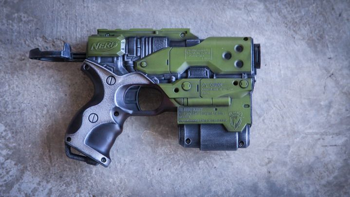 nerf涂装元素小枪科幻道具电影道具