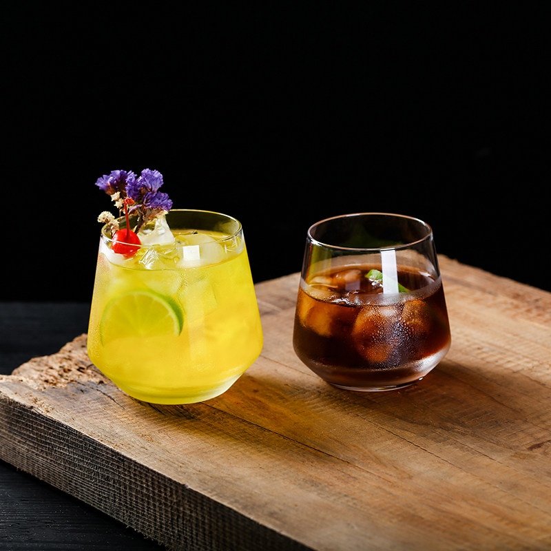 柯林杯莫吉托杯海波杯古典mojito鸡尾酒杯耐热玻璃水杯果汁杯