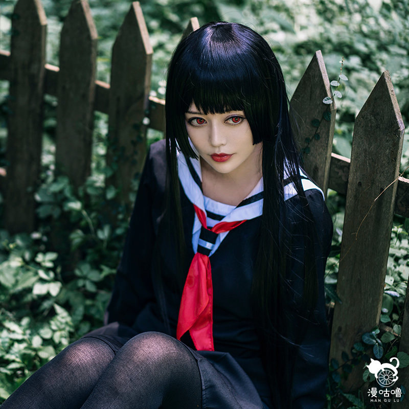 咕噜阎魔爱cosjk制服校服地狱少女cosplay假发cosplay女装