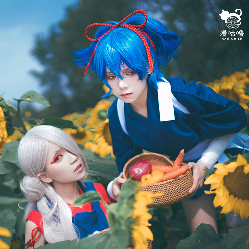 刀剑乱舞cos小夜左文字cos服内番服假发小柿子套装现货包邮cos服