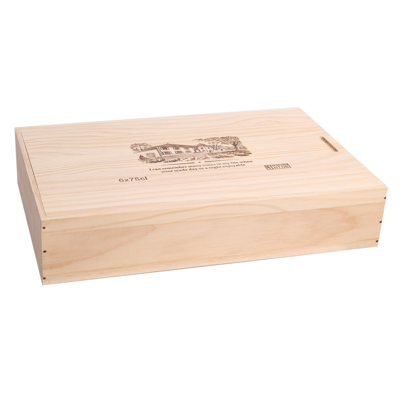 红酒箱木箱酒盒木盒子葡萄酒礼盒包装盒通用logo定制定做高档木质