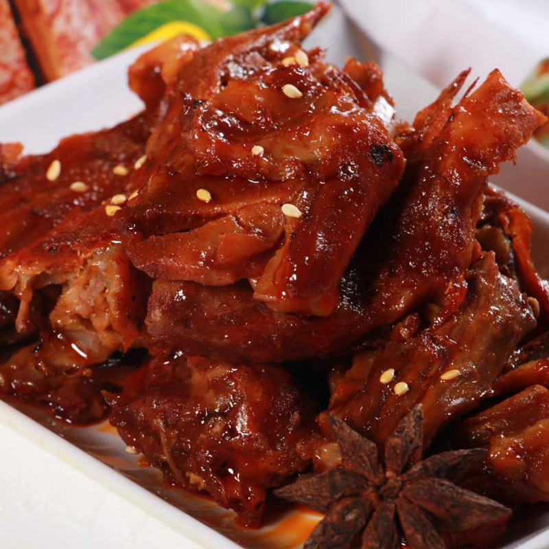 霸王手撕鸭排288g香辣骨架肉类熟食鸭肉零食