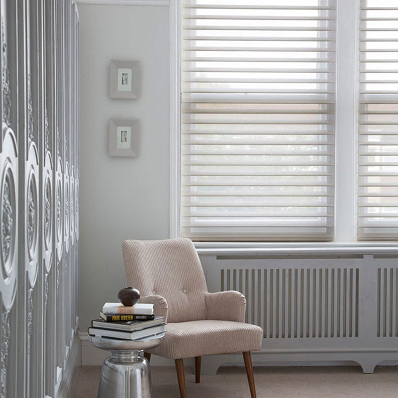 mifu米夫香格里拉飘窗阳台书房办公室卷帘柔纱手动百叶帘