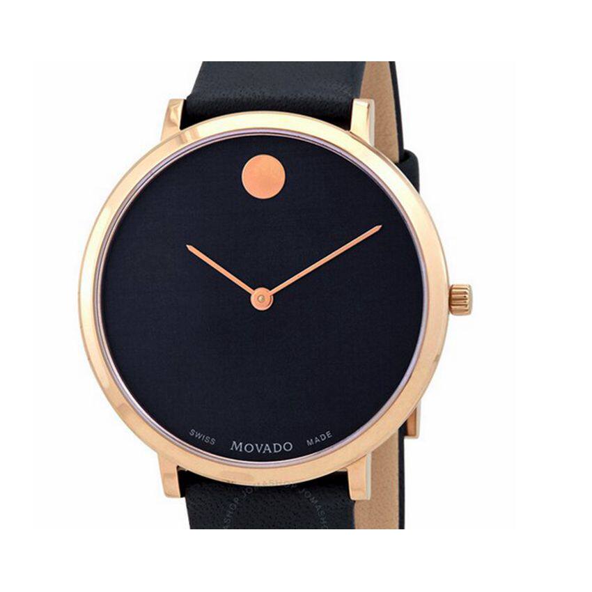美国直邮代购正品movado摩凡陀女表超薄防水皮带瑞士腕表
