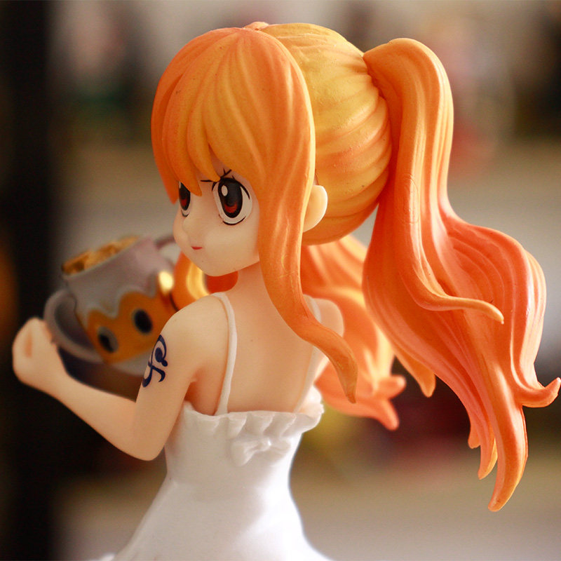 动漫现货海贼航海剧场白裙童年娜美摆件模型海贼王手办专区