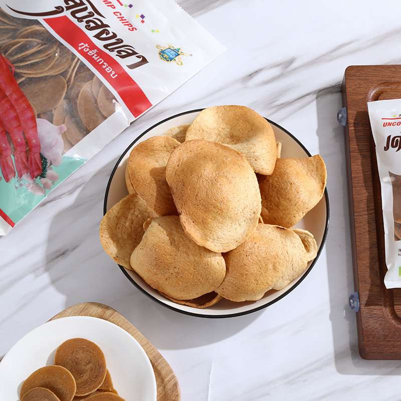 虾片泰式大包零食休闲家庭科轮龙虾片油炸自己膨化食品