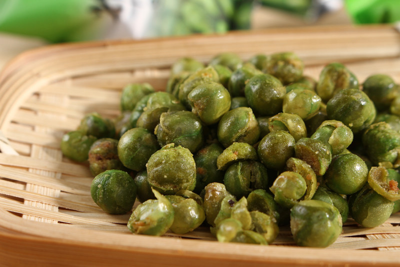 台湾进口盛香珍芥末青豆独立包装蒜香青豆味够呛够辣零食炒货坚果