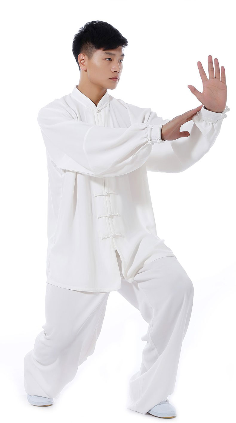陈家太极春夏透气天麻练功棉麻晨练服装太极拳太极服