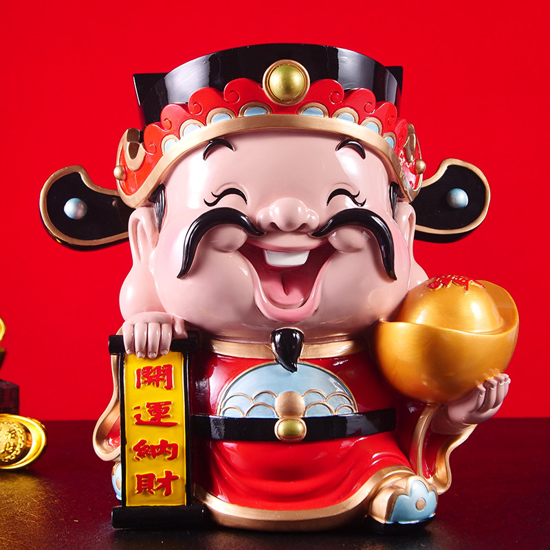 佛像供奉弥勒佛家家用玄关财神小和尚泥人泥塑泥人