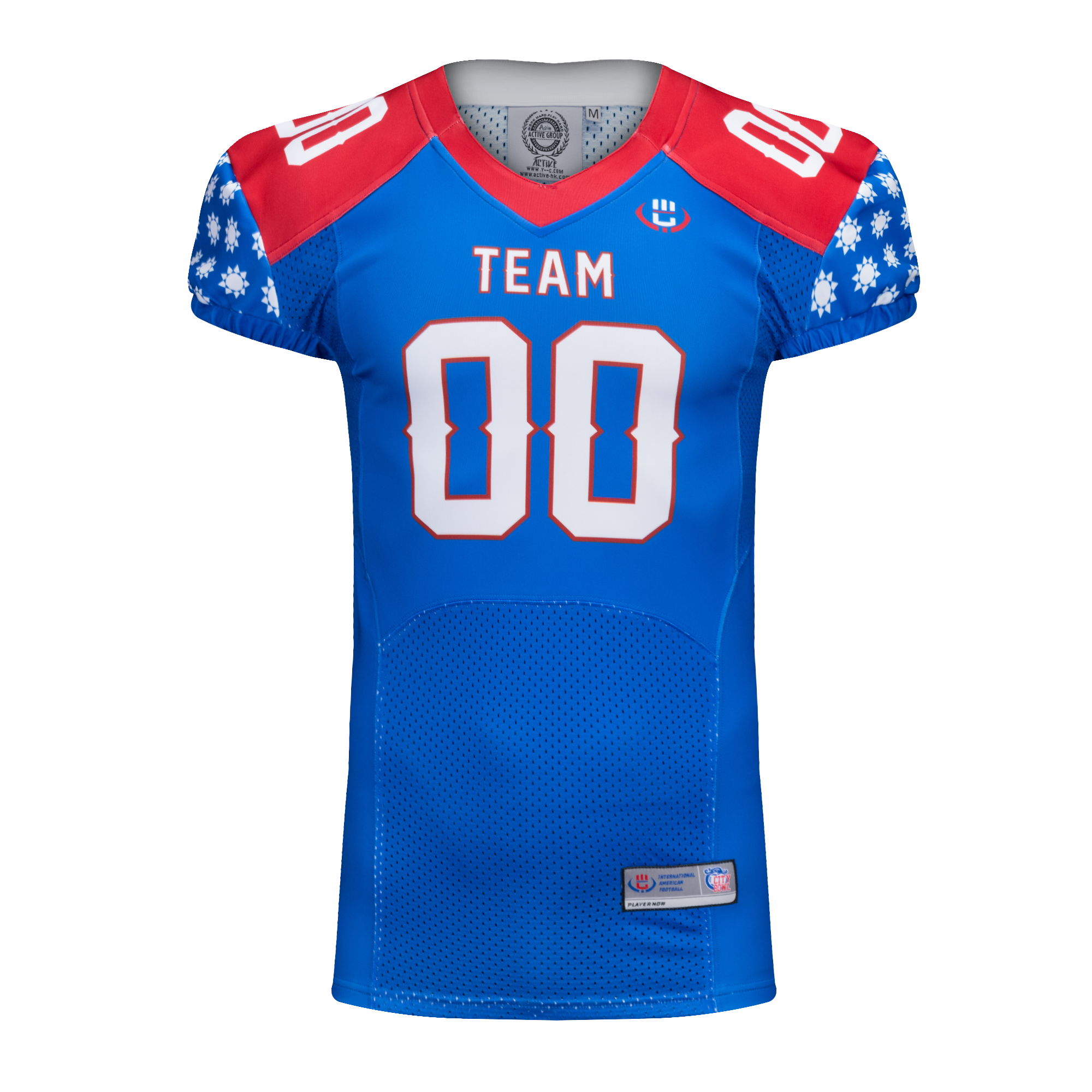 橄榄球美式球衣服男大学生夏季球服上衣定制印字橄榄球服