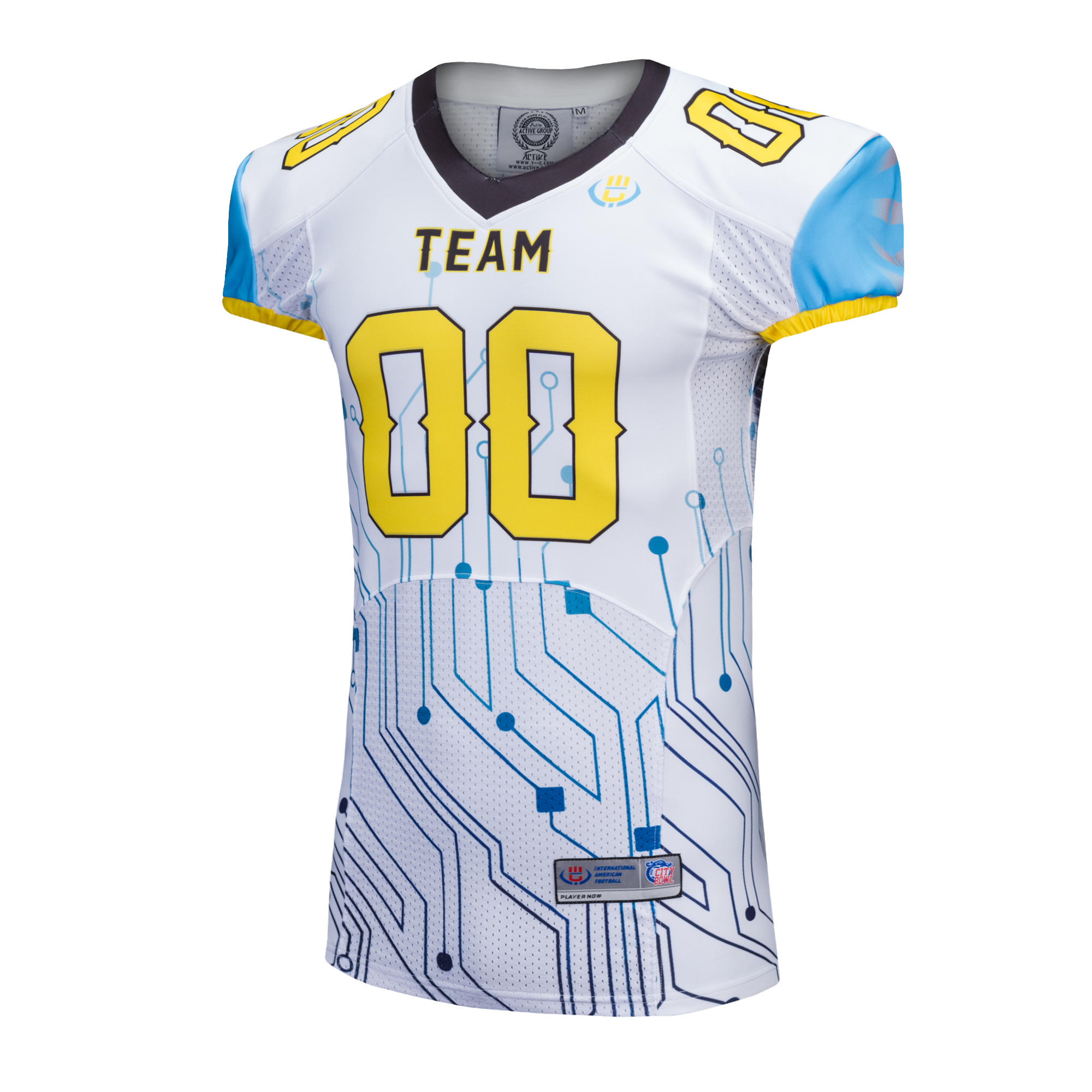 橄榄球美式球衣服男大学生夏季球服上衣定制印字橄榄球服