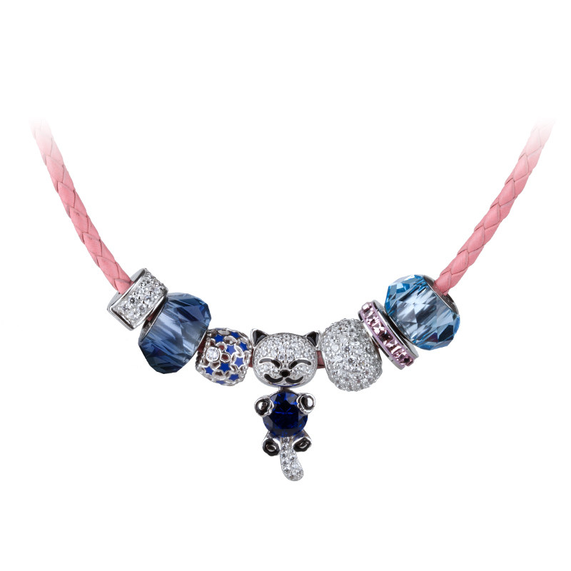 法国eternelle奥地利水晶diy串珠项链迷境系列锁骨项链