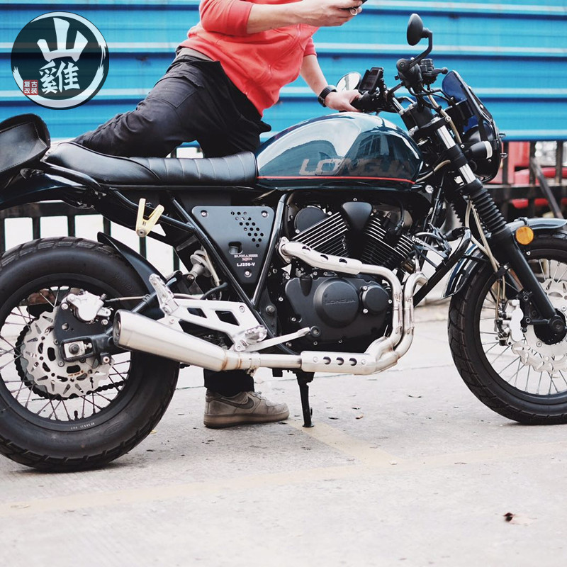 龙嘉v咖250复古小风挡 复古摩托车改装 包邮 前挡风 - 爱购网